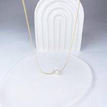 Load image into Gallery viewer, pearl gold necklace