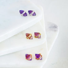 Load image into Gallery viewer, Amethyst earrings