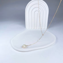 Load image into Gallery viewer, Dainty Pearl Drop Necklace