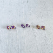 Load image into Gallery viewer, Amethyst Stud Earrings
