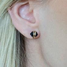 Load image into Gallery viewer, Black Onyx Earrings Studs
