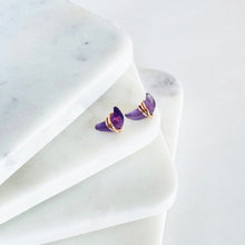 Load image into Gallery viewer, amethyst earrings
